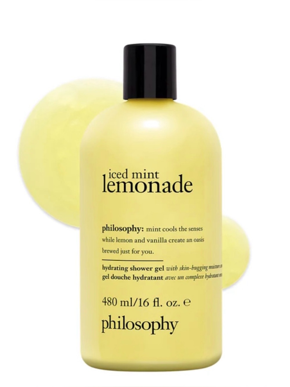 Philosophy Iced Mint Lemonade Hydrating Shower Gel 🍋 16 oz